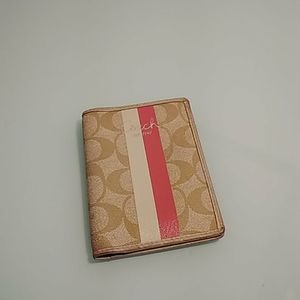 Coach passport cover